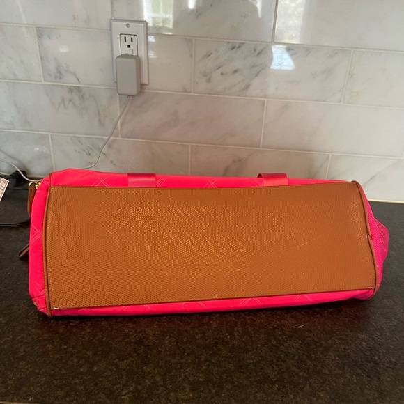 VERA BRADLEY LIGHTEN UP PREPPY POLLY YOGA SPORT BEACH GYM EXERCISE BAG - Picture 6 of 16